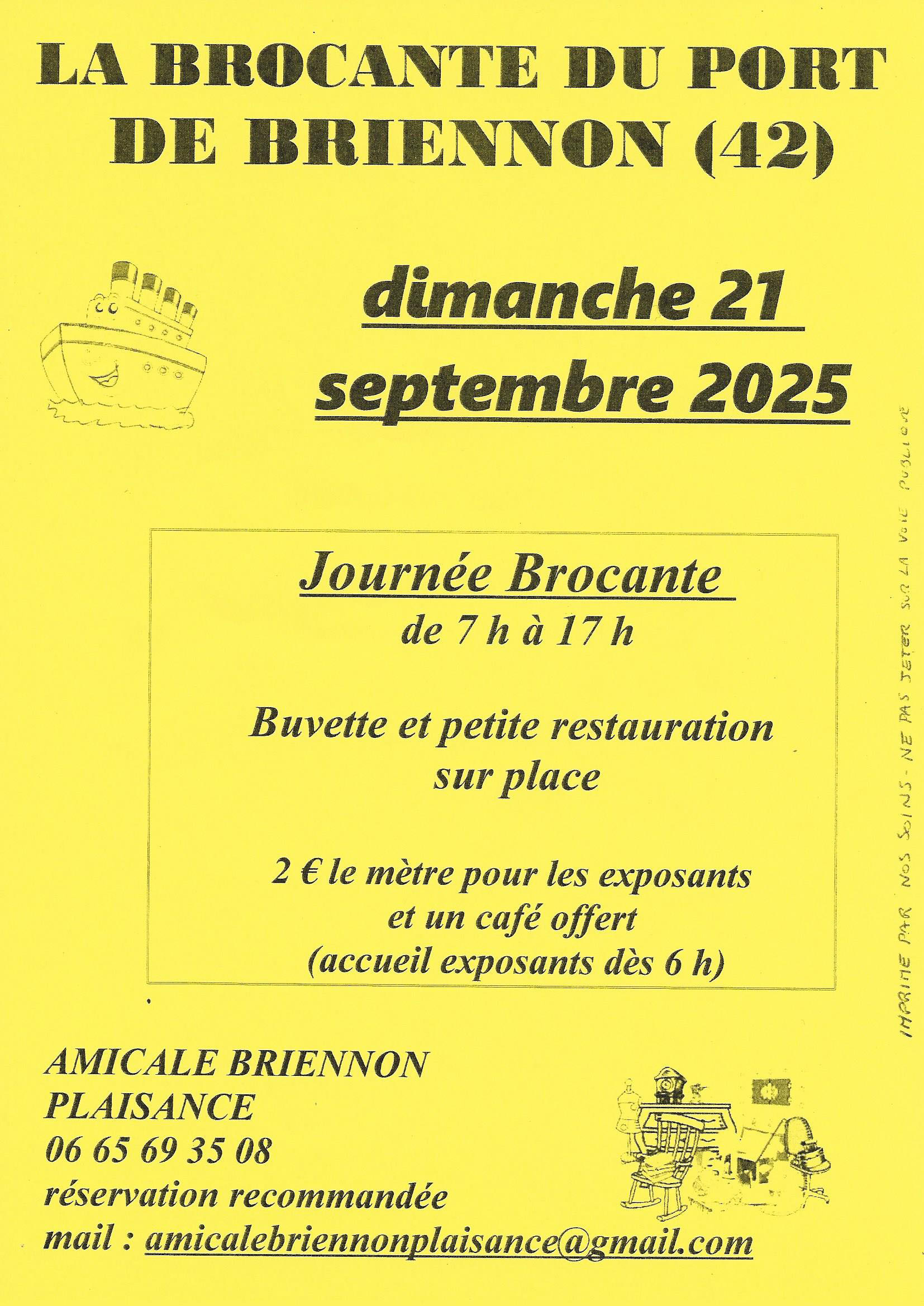 La brocante du port de Briennon (42)