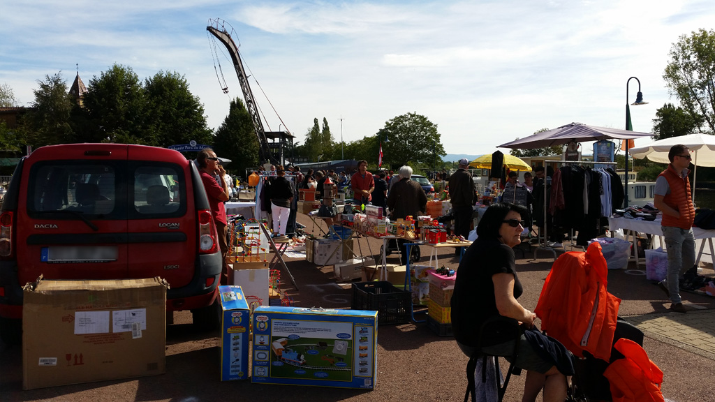 La broc'Balade vu sur le parking