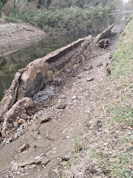 Vidange du canal entre Briennon et Chambilly