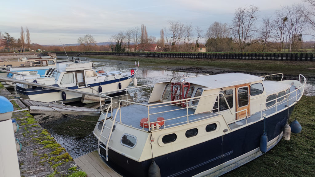 Vidange du canal entre Briennon et Chambilly