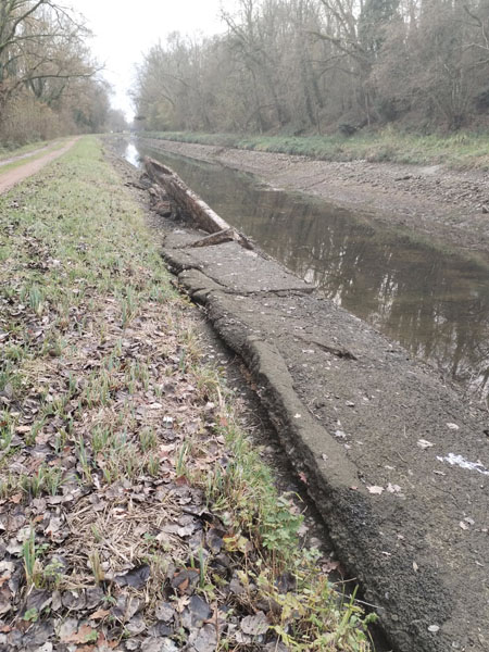 Vidange du canal entre Briennon et Chambilly