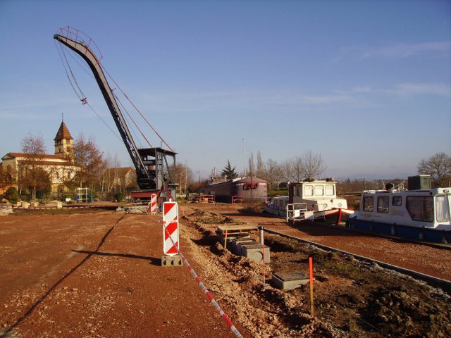 Travaux du port janvier 2009-05